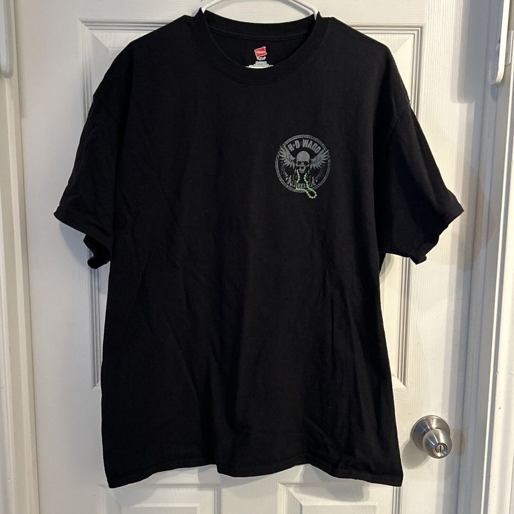 Harley Davidson Waco TShirt Hanes Mens XL Black